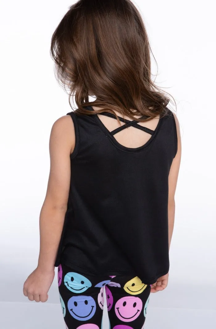 Simply Soft Cross-Back Tank - Black