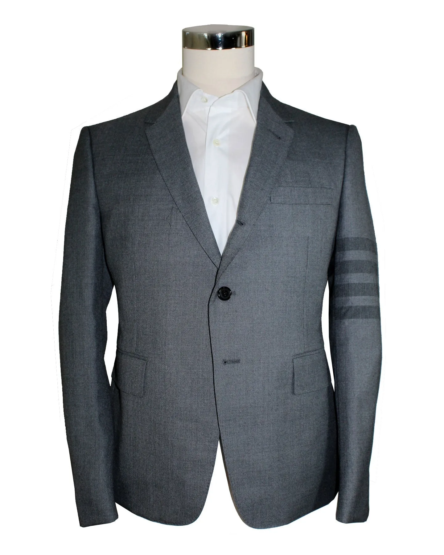 Thom Browne Sport Coat Medium Gray 4 Bar Design EU 52 / US 42 SALE