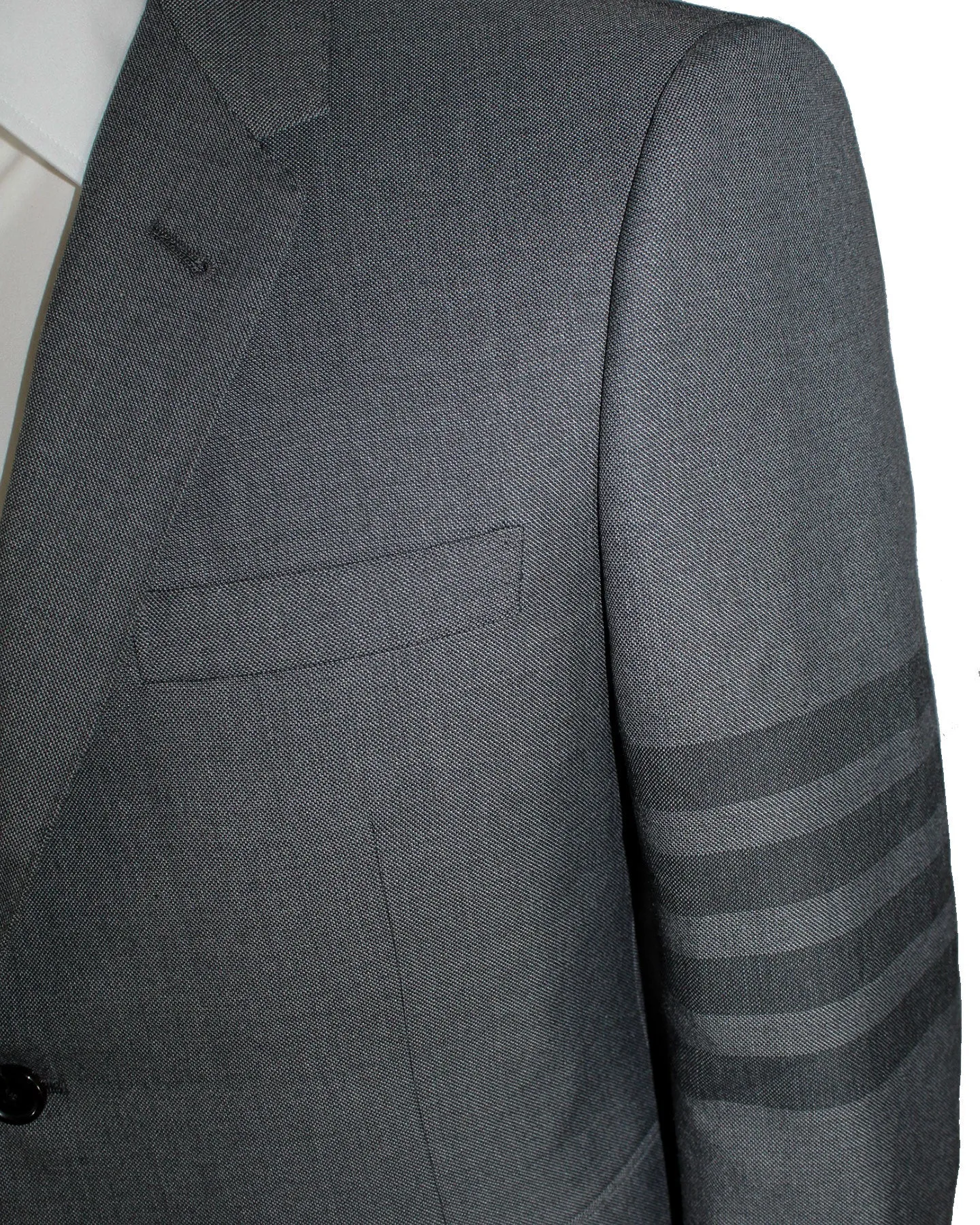 Thom Browne Sport Coat Medium Gray 4 Bar Design EU 52 / US 42 SALE