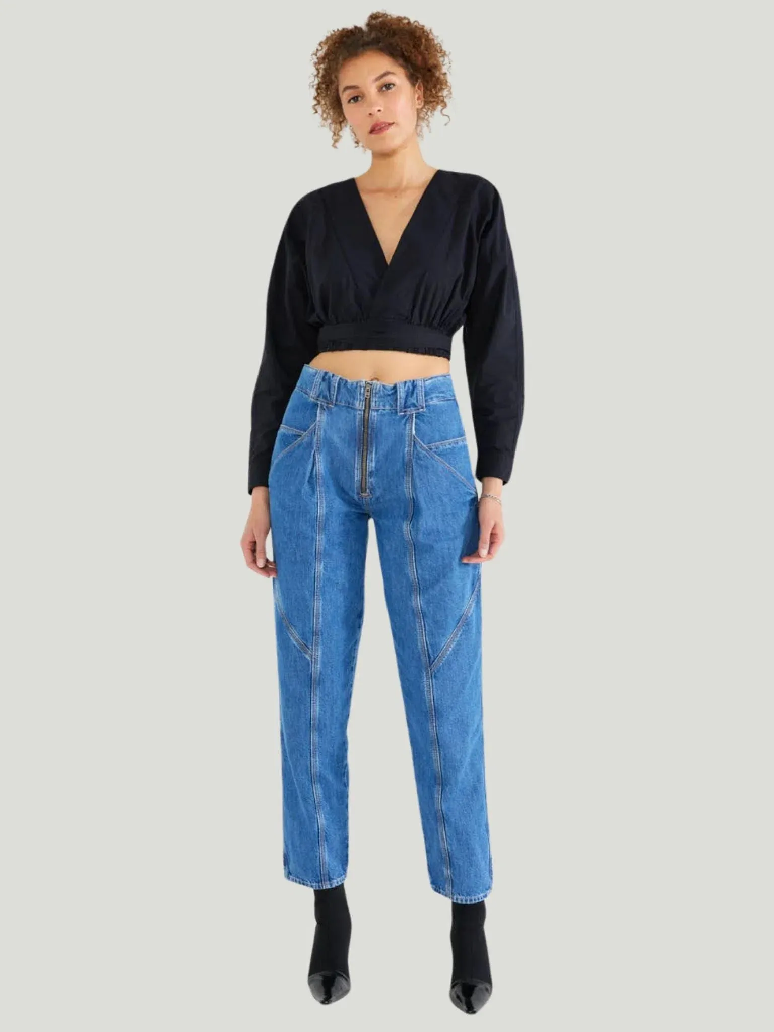 ÉTICA Denim Zoya Vintage Utility Pant