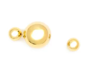 Two-Piece Studs Earrings in Gold