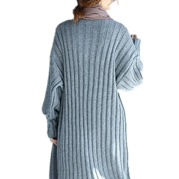 Women Knitting Fall Long Cardigan Sweaters