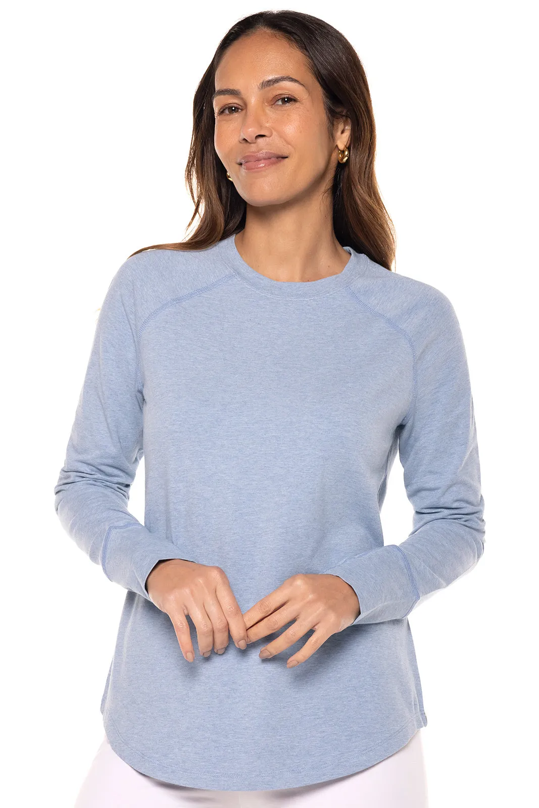 Women's LumaLeo Long Sleeve T-Shirt | Light Blue Heather