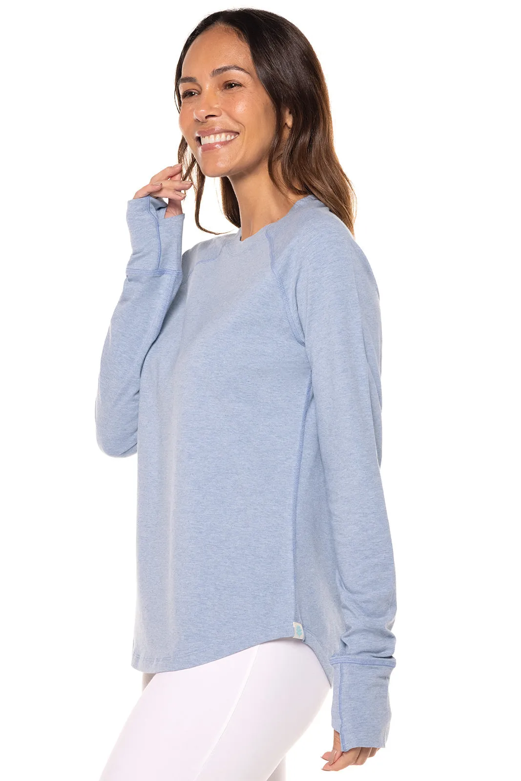 Women's LumaLeo Long Sleeve T-Shirt | Light Blue Heather