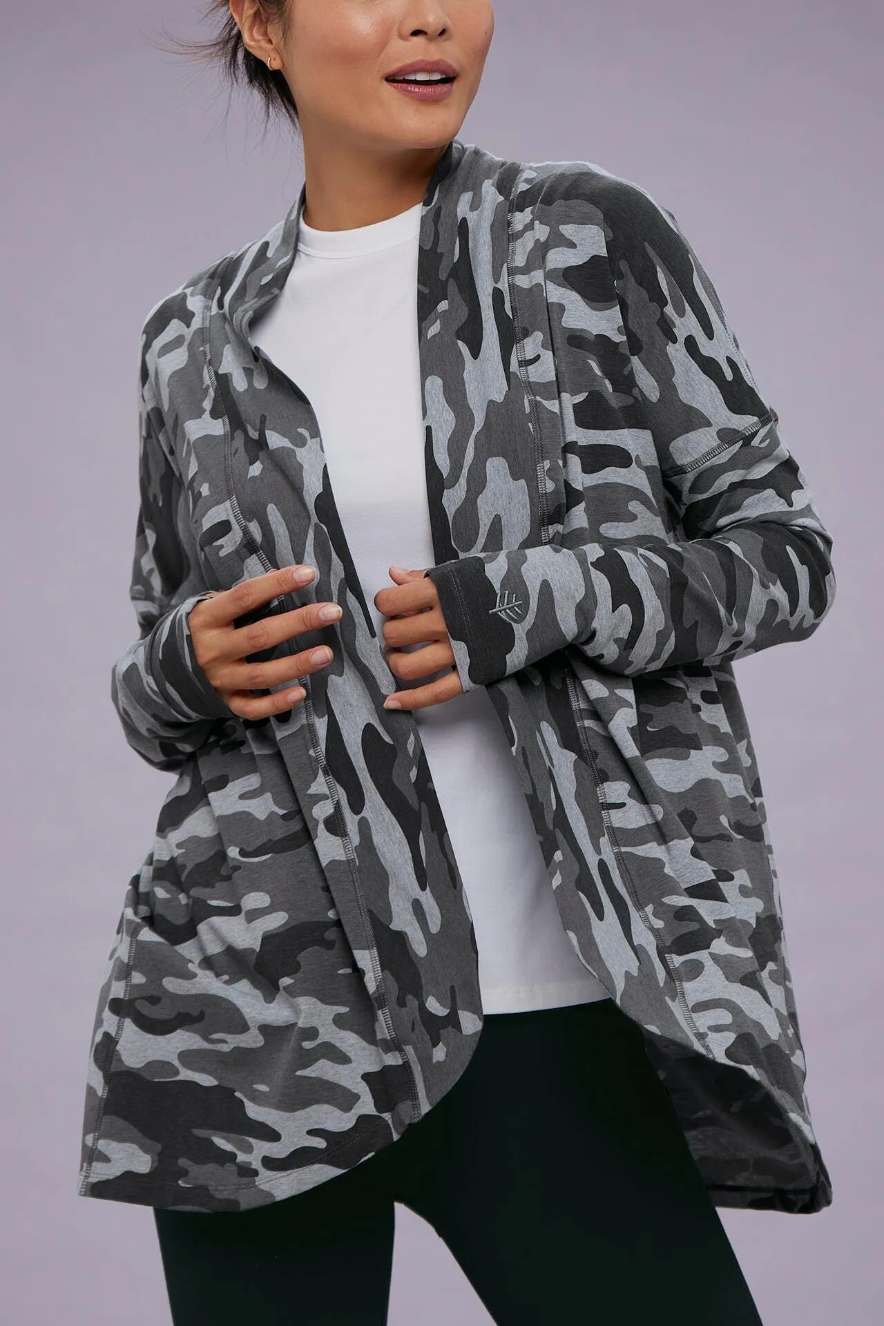 Women's LumaLeo Sun Wrap | Grey Modern Camo