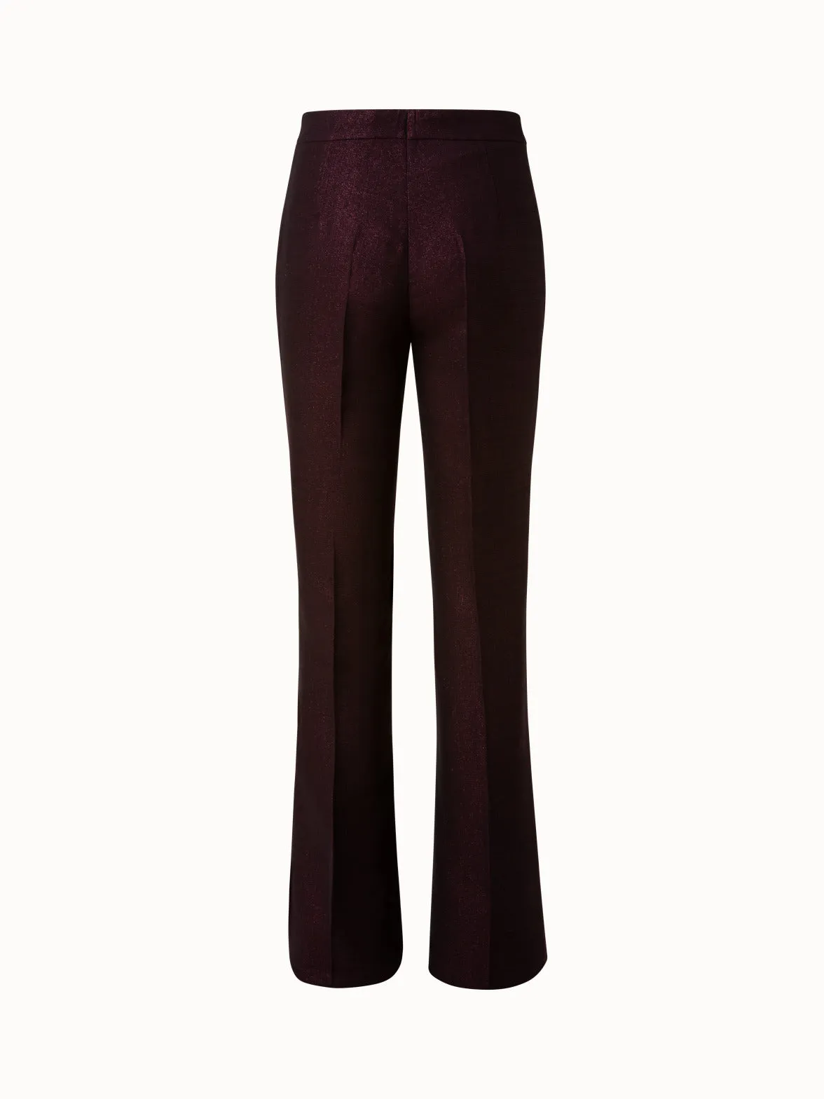 Wool Lurex Double Face Pant